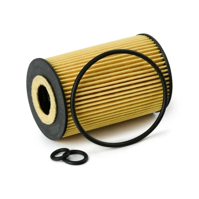 Image of 0009830645 Oil Filter HENGST E115H01 D208 Insert VOLKSWAGEN: Transporter 5, GOLF 6, Passat B7 Box Body / Estate, AUDI: A6 C7 Avant