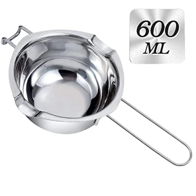 Image of 600ML/20oz Melting Pot Stainless Steel 304 Premium Quality Double Boiler for Chocolate, Wax, Candy and Candle Making