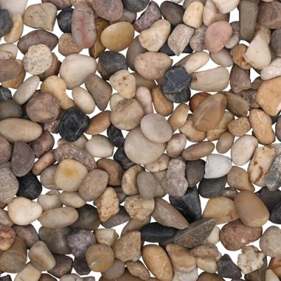 Image of Belle Vous Assorted Decorative Stones (3.6kg Bag) Garden Pebbles for Plant Pots Mixed Fish Tank Gravel Vases &amp; Landscaping