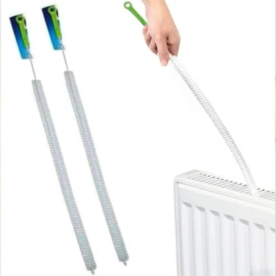 Image of One Radiator Brush Duster Long and Flexible Reach for Hard to Cleaning 70 cm Dust Cleaner Tool Dirt Lint Blockage