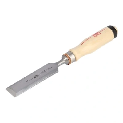 Image of Stubai 353011 &quot;Swedish Type&quot; Special Wood Chisel with Wooden Handle, Beige/Silver, 30 mm