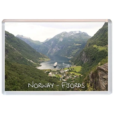 Image of Norway Fjords Jumbo Fridge Magnet ID965