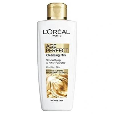 Image of L&#039;Oreal Paris Age Perfect Smoothing &amp; Anti Fatigue Vitamin C Cleansing Milk 200 ml