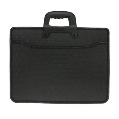 Image of A4 Business Portfolio Briefcase Office Meeting Travel Documents Expanding Storage Organizer File Holder Folder Handbag Carrying Case Messenger Bag