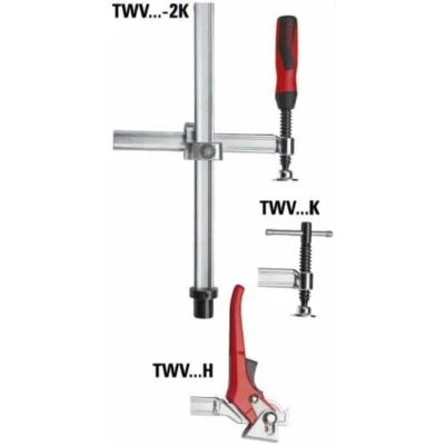 Image of Bessey TWV16 20 15K Clamping Element with T Handle, Silver, 200/150 mm