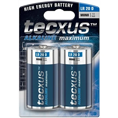 Image of Tecxus 23637 LR20/D (Mono) alkaline manganese battery 1.5 V