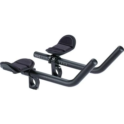 Image of Bbb Cycling Aero Bars Aluminium Two Piece Tri For Road Bike Aerodynamic J Bend AeroMax BHB 60,Black