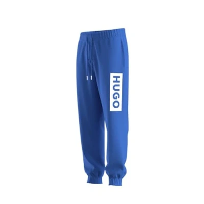 Image of HUGO Nuram Tracksuit bottoms, Men&#039;s, Size: XL, Open blue