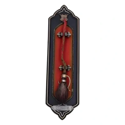 Image of Nemesis Now Officially Licensed Harry Potter Firebolt Wall Plaque, 34.5cm, Black