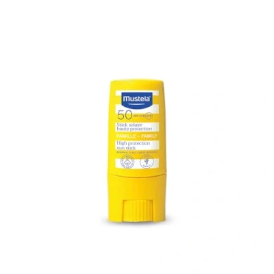Image of Mustela Stick Solare Protezione Molto Alta SPF50+ Viso e Labbra Bimbi, 10ml