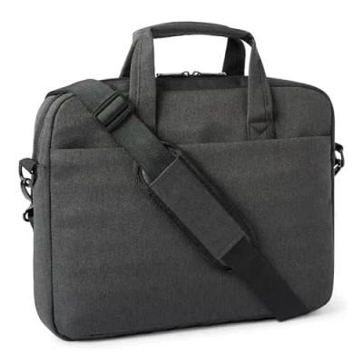 Image of Amazon Basics 15.6 Inch Laptop Bag for Women and Men, Computer Tablet Messenger Bag, Black