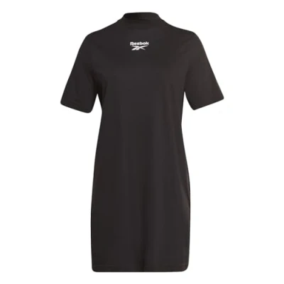 Image of Reebok Womens Tee Dress, Black, S EU