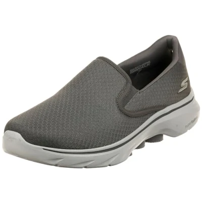 Image of Skechers Men&#039;s GO Walk 7, Taupe Textile, 7 UK