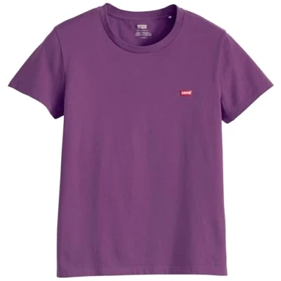 Image of Levi&#039;s perfect TEE Basic Tshirt, Women&#039;s, Size: XS, Plum