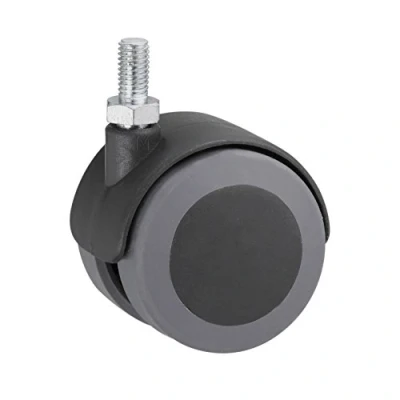 Image of Metafranc 800330 Double Roller Diameter, Screw, TPR (thermoplastic Rubber), Plain Bearing, Ø 50 mm