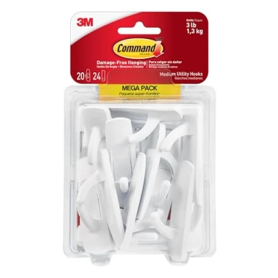 Image of Command Medium Utility Hook Mega Pack 17001 MPES