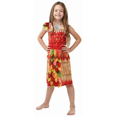Image of Rubie&#039;s Official Disney Moana, Deluxe Epilogue Childs Costume Medium Age 5 6, Height 116 cm