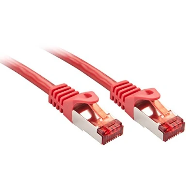 Image of Lindy 47360 Basic Network Cable Cat. 6 S/FTP 0.3 m Red