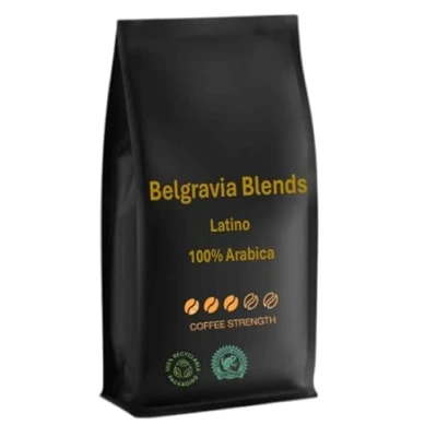 Image of Belgravia Latino Blend Coffee Beans 1kg (Rain Forest Alliance) (1)