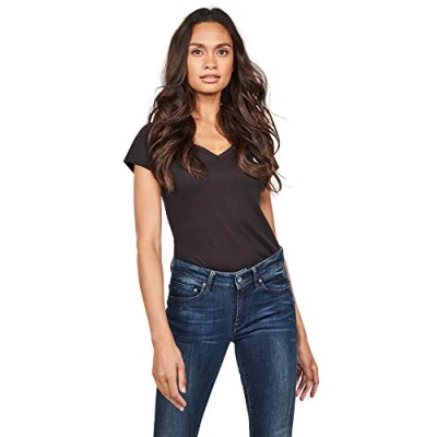 Image of G Star Women&#039;s Eyben Slim T Shirt, Black (black D04434 2757 990), XXS