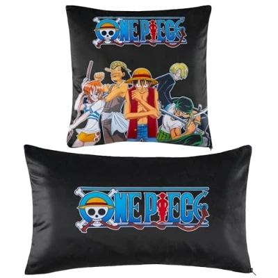 Image of One Piece Decorative Cushion Cover Set of 2, 50 x 30cm and 35 35cm, Kids Gifts