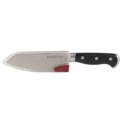 Image of Sabatier Edgekeeper Stainless Steel Self Sharpening 12cm Santoku Knife