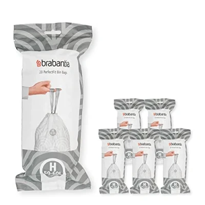 Image of Brabantia PerfectFit bags H 50 60 litre Multipack of 120 6x20