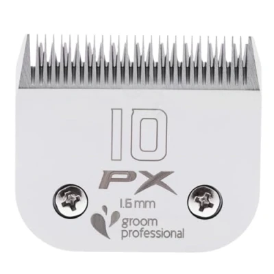 Image of Groom Professional Pro X Clipper Blade Range, Excellence in Animal Grooming, Hardened Steel with Excellent Resistance to Wear &amp; Cutting Performance, A5 Type Snap On Blade, Size 10