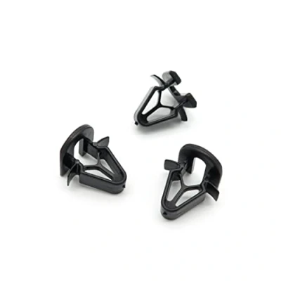 Image of VVO Fasteners Black Plastic Tailgate Lining Clips &amp; Boot Lid for Volvo 850 Saloon/Estate, V40, V70 (including XC), (Pack of 10)