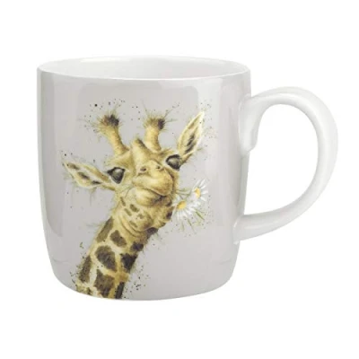 Image of Wrendale Designs &#039;Flowers&#039; Giraffe Large Mug
