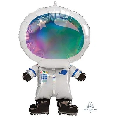 Image of Amscan 4119601 S/Shape: Holo Irid Astronaut