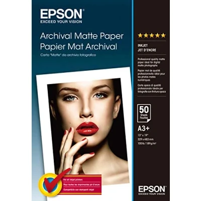 Image of Epson Archival Matte paper Super (329 x 483 mm) 189 g/m2 50 sheet(s)