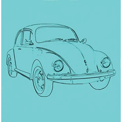 Image of Beetle Greeting Card Retro Motor Company