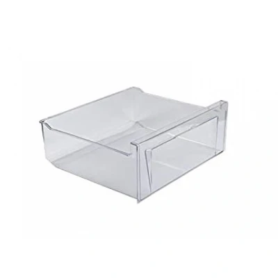 Image of Whirlpool Indesit 480132101021 vegetable drawer fridge freezer C00323372 transparent clear