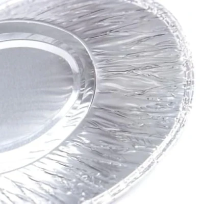 Image of lakeland 25 Foil Oval Pie Dishes 12cm x 8cm 4cm H Baking &amp; Batch Freezing Pies Oven Safe to 400C