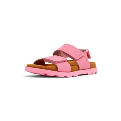 Image of Camper Brutus KIDS Sandals for kids, Size: 11K, Medium pink Leather