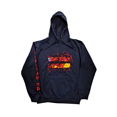Image of Ed Sheeran Hoodie Equals Logo Official Unisex Navy Blue Pullover XL