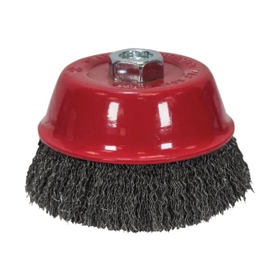 Image of Faithfull Wire Cup Brush 100mm M14x2, 0.30mm Steel FAIWBC100