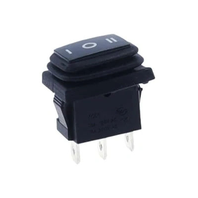 Image of LJWWEI 5PCS KCD1 Boat Car Rocker Switch 6A/10A 250V/125V AC ON OFF 250VAC 6A 125VAC 10A with Led Light 220V Waterproof
