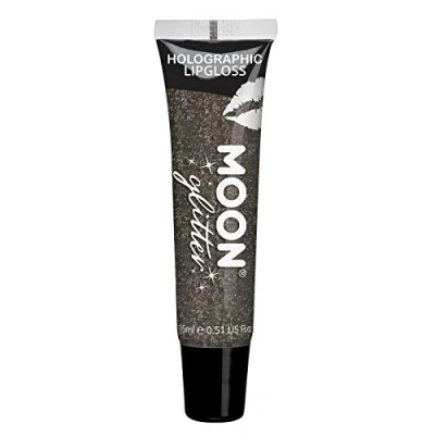 Image of Holographic Glitter Lipgloss by Moon 15ml Black