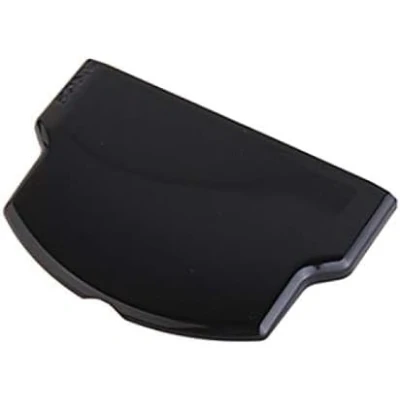 Image of Glossy Black Replacement Battery Cover Holder Shell Back Door, Compatible with Sony PSP 2000 2001 2002 2003 2004 3000 3001 3002 3003 3004 2nd &amp; 3rd Gen Consoles