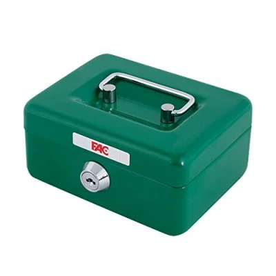 Image of Mini Cash Box with Slot Number 0, Green, 17016