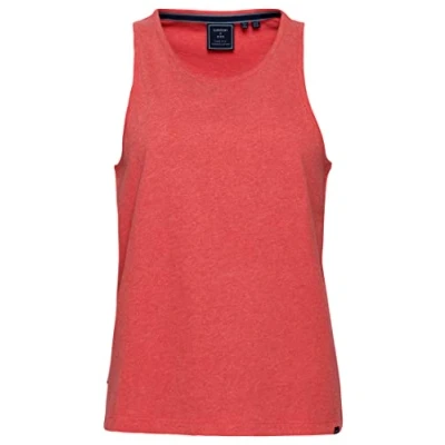 Image of Superdry Women&#039;s Vintage Logo EMB Vest, Coral Marl, S