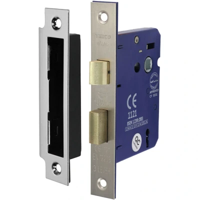Image of Timco 3 Lever Sashlock Satin Nickel (Size 78 case / 58 Backset 1 Each)
