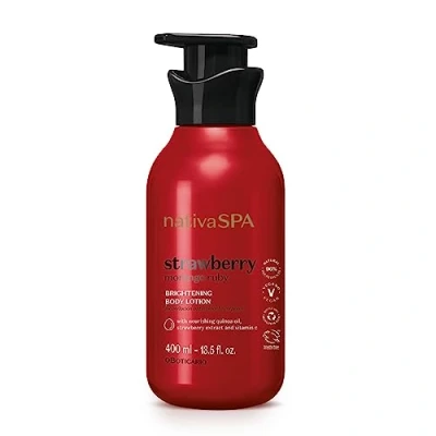 Image of Loção Hidratante Morango Ruby Nativa SPA 400ml