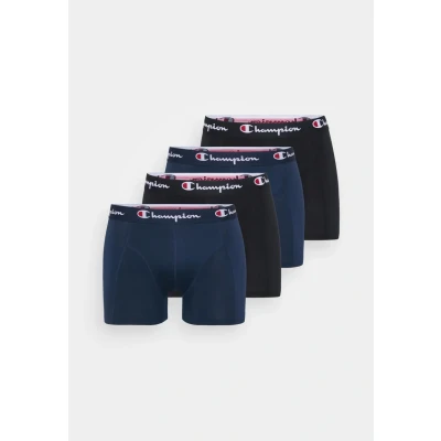 Image of Champion Men&#039;s Core x4 Boxer Briefs, Navy &amp; Black, XL (Pack of 4)