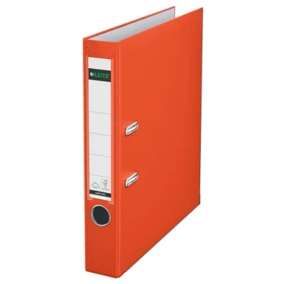 Image of Leitz Lever Arch File, Light red, A4, 50mm width, Plastic, 10150020