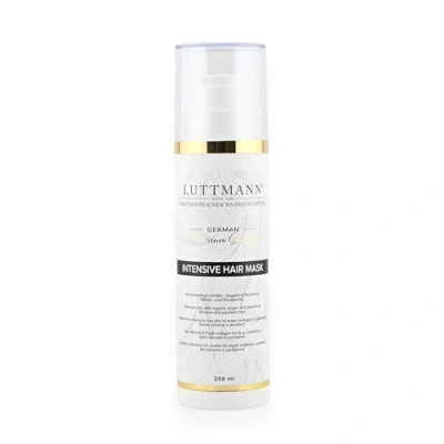 Image of LUTTMANN® Intensive Hair Mask 200 ml with Organic Argan Oil &amp; Panthenol Silicone and Paraben Free For Real Wigs, Extensions Own Made in Germany Dermatologically