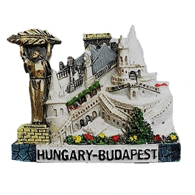 Image of 3D Budapest Hungary Fridge Magnet, Home &amp; Kitchen Decoration magnetic sticker refrigerator Magnet souvenir gift