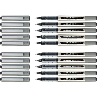 Image of Uni Ball Eye Fine UB157 Ink Pens, Blue, 10 Pack